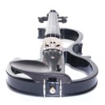 Cecilio 4/4 CEVN-2BK Solid Wood Electric/Silent Violin with Ebony Fittings