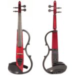 Yamaha SV-130 Concert Select Silent Electric Candy Apple Red 4/4 Violin