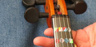 violin finger guide