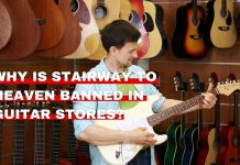 why is stairway to heaven banned in guitar stores featured image from Orchestra Central