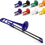 plastic trombone