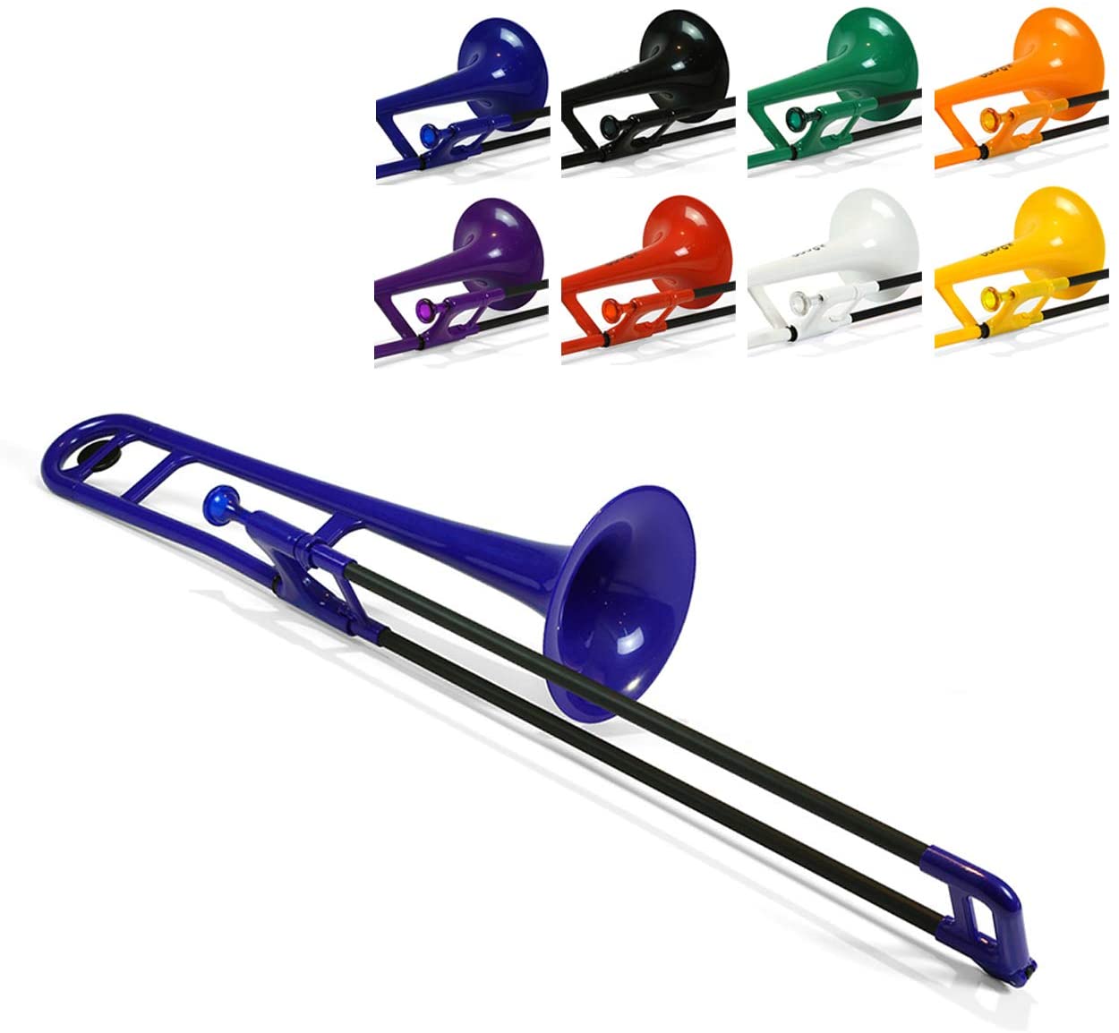 plastic trombone