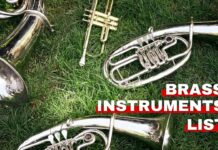 Brass instruments list featured image from Fished That.