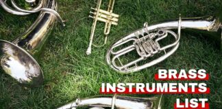 Brass instruments list featured image from Fished That.