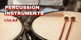 Percussion instruments list featured image from Orchestra Central